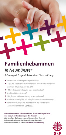 Flyer Familienhebammen Neumünster