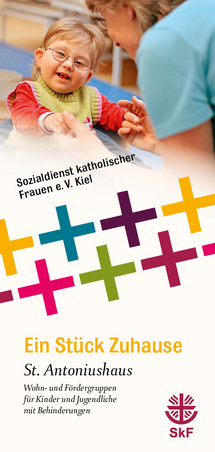 Flyer Wohnbereich für Kinder und Jugendliche mit Behinderung