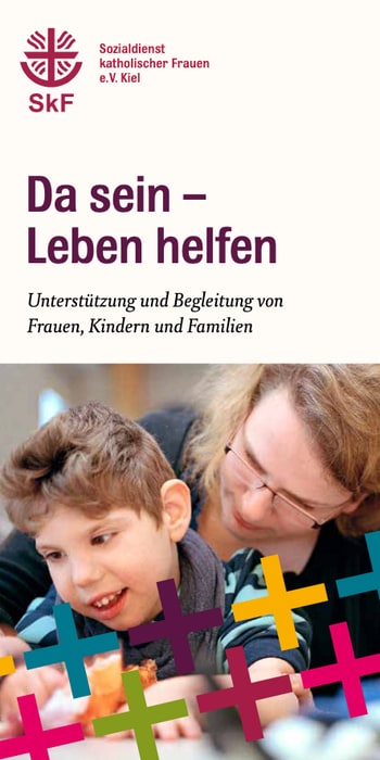 Flyer SkF e.V. Kiel Da Sein - Leben Helfen (Spenden)