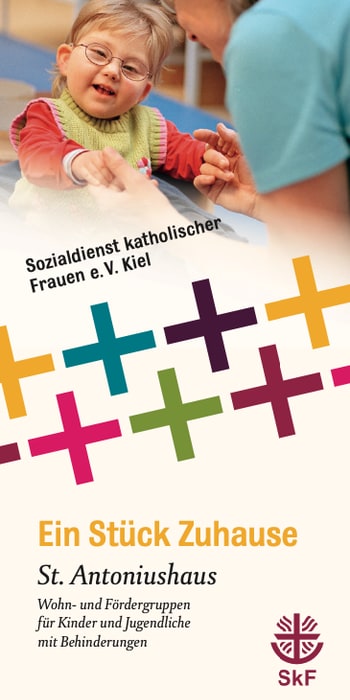 Flyer SkF e.V. Kiel Wohnbereich für Kinder und Jugendliche mit Schwerstmehrfachbehinderungen